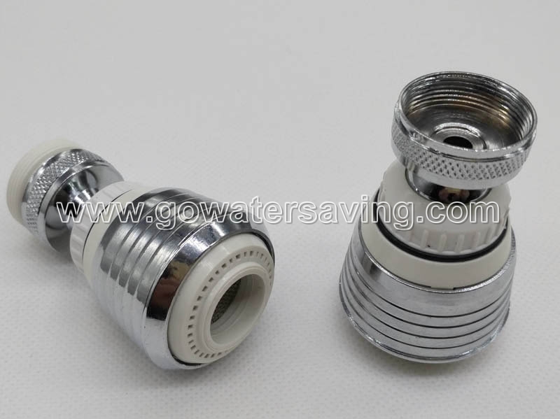 2 function swivelling kitchen aerator